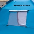 thumbnail image 6 of 2 Person Instant Camping Tent, Auto Setup Pop Up Tent for Camping/Hiking/Travel, Blue, 6 of 7