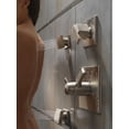 thumbnail image 3 of Delta 50570 Square Wall Supply Elbow For Hand Shower Hose Connection - Stainless Steel, 3 of 6