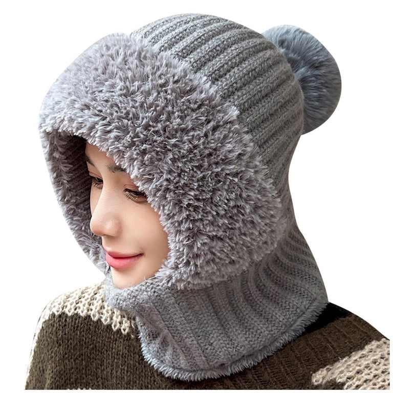 WMTBSRSW Women Winter Beanie Hats One Piece Fleece Lined 
