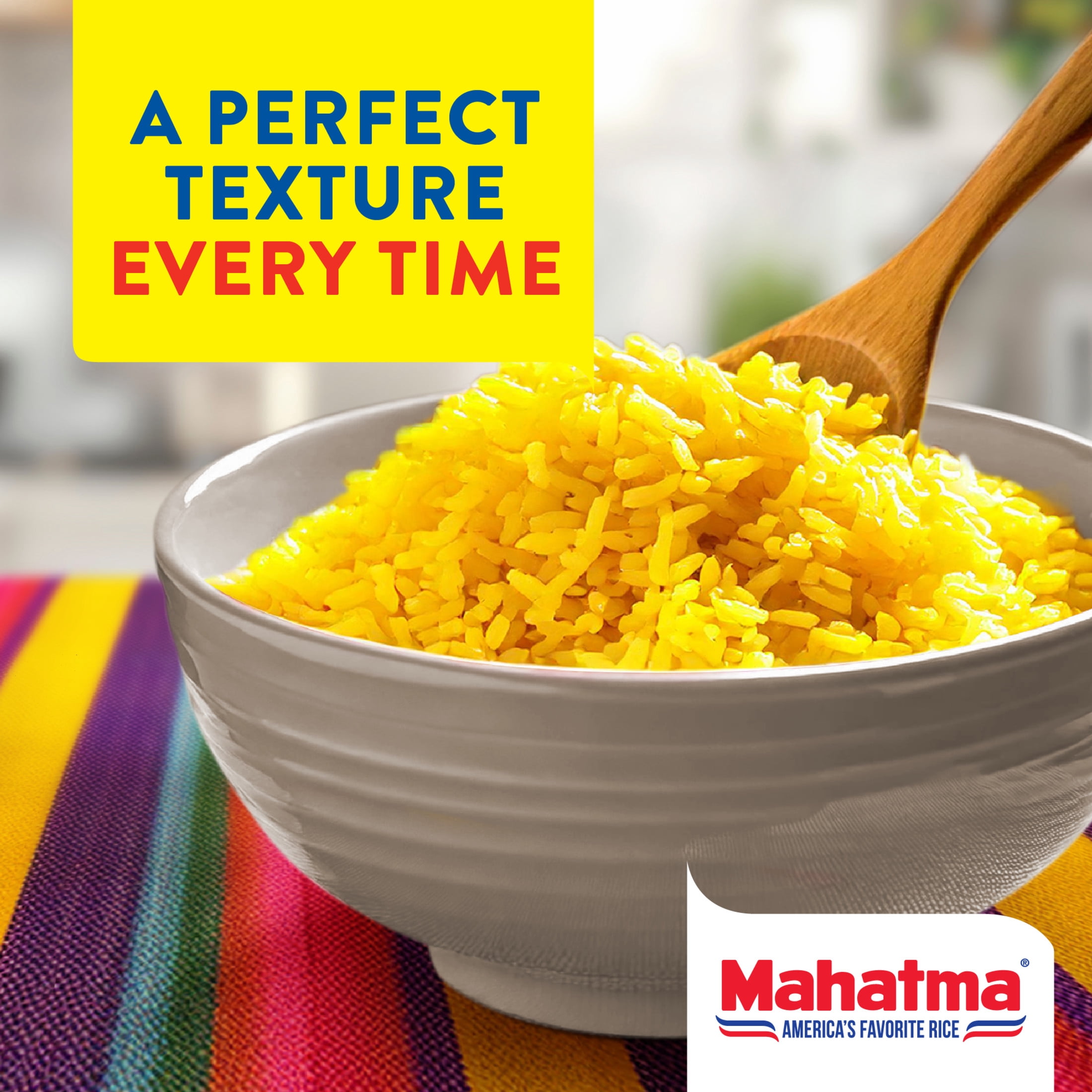 (8 pack) Mahatma Authentic Saffron Yellow Rice, Seasoned Rice with Spices, Gluten Free, 16 oz Bag