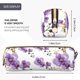 thumbnail image 3 of Fotbe Orchids Flowers Estuche para Lápices de Cuero con Estampado, Estuche con Cremallera Resistente, Organizador Compacto y Elegante para Papelería, 3 of 7