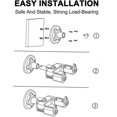 thumbnail image 4 of 3 Pack Guitar Wall Mount, Hard Lock Guitar Wall Mount With Wall Cushion_cc, 4 of 5