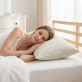 thumbnail image 3 of Unique Bargains 2 Pcs Cotton Pillowcase Cooling Pillow Cases Envelope Closure Beige C, 3 of 5
