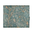 thumbnail image 2 of Nature's Birds in Bloom Door Curtain 25x40in Privacy Mesh with UV Protection Tie Back Rod Pockets, 2 of 10