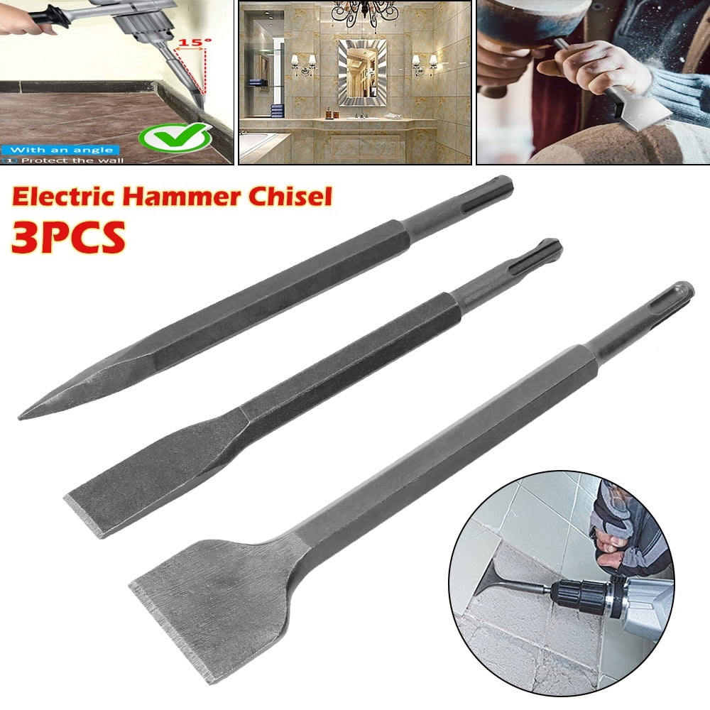 Professional 3PCS/1pc Electric Hammer Chisel Set Different Type