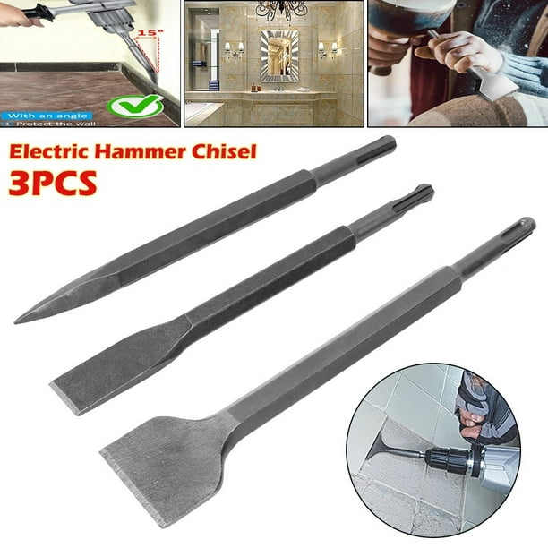 Professional 3PCS/1pc Electric Hammer Chisel Set Different Type