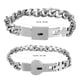 thumbnail image 4 of 1 par de brazalete de pareja creativa elegante pulsera con cerradura de llave versátil cuerda de mano, 4 of 4