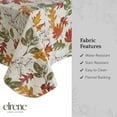 thumbnail image 4 of Home Fashions Harvest Vintage Leaves Water- and Stain-Resistant Vinyl Tablecloth with Flannel Backing, 60"x102" Rectangle, 4 of 6