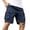 Navy, variant on Dagugfen Cargo Shorts for Men 8" Inseam Loose Fitted Elastic Waist Drawstring Summer Outdoor Climbing Shorts with Multi Pockets