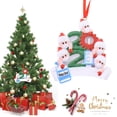 thumbnail image 2 of De Árbol De Navidad Familia Diy Saludos Escritos A Mano Colgante Regalo De Navidad Perfecto Para Vecinos, Familiares Y Amigos 2021 Colgante matsuzay HA043206-05, 2 of 6