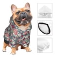 thumbnail image 3 of Balery Daisies Flowers Sudadera con Capucha para Perros Pequeños – Ropa para Mascotas, Disfraz para Perros y Gatos, Ideal para Fiestas y Cosplay-X-Small, 3 of 7