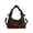 Coffee, variant on Deago Small Tote Bag for Women PU Leather Crossbody Shoulder Bag Fashion Satchel Purse Top Handle Hobo Bags Handbags with Adjustable Strap (Brown)