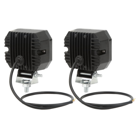 Yctze Foco De Barra De Luz LED Cuadrada De 20 W Con Soporte De Montaje Ajustable, 6500 K, IP68 Resistente Al Agua, 50000 Horas De Vida Útil, Adecuado Para Camiones Todoterreno SUV