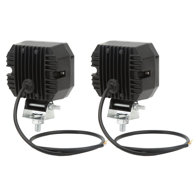 Yctze Foco De Barra De Luz LED Cuadrada De 20 W Con Soporte De Montaje Ajustable, 6500 K, IP68 Resistente Al Agua, 50000 Horas De Vida Útil, Adecuado Para Camiones Todoterreno SUV