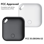 Air Tracker, Bluetooth Tracker Tag-4Pack, Key Finder Works with Find My App (iOS Only), Smart Tag for Keys/Wallets/Luggage Worldwide Tracking, Replaceable Battery, IP67 Waterproof, FCC Approved