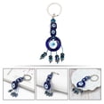 thumbnail image 3 of Raindrops Creative Evil Eye Key Chain Fashion Bag Hanging Decor Pendant Key Ring, 3 of 8