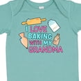 thumbnail image 4 of Inktastic I Love Baking with My Grandma Girls Baby Bodysuit, 4 of 5