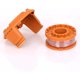 thumbnail image 5 of 6 piezas reemplazan la cortadora de césped WORX WA0010 y 1 tapa de carrete de recortadora, compatible con WA0010,6+2, 5 of 5