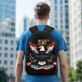 thumbnail image 6 of POLERO Tie Dye Pattern Lightweight Backpack for Daily School, Large Capacity Adjustable Strap Polyester School Backpack, 6 of 10