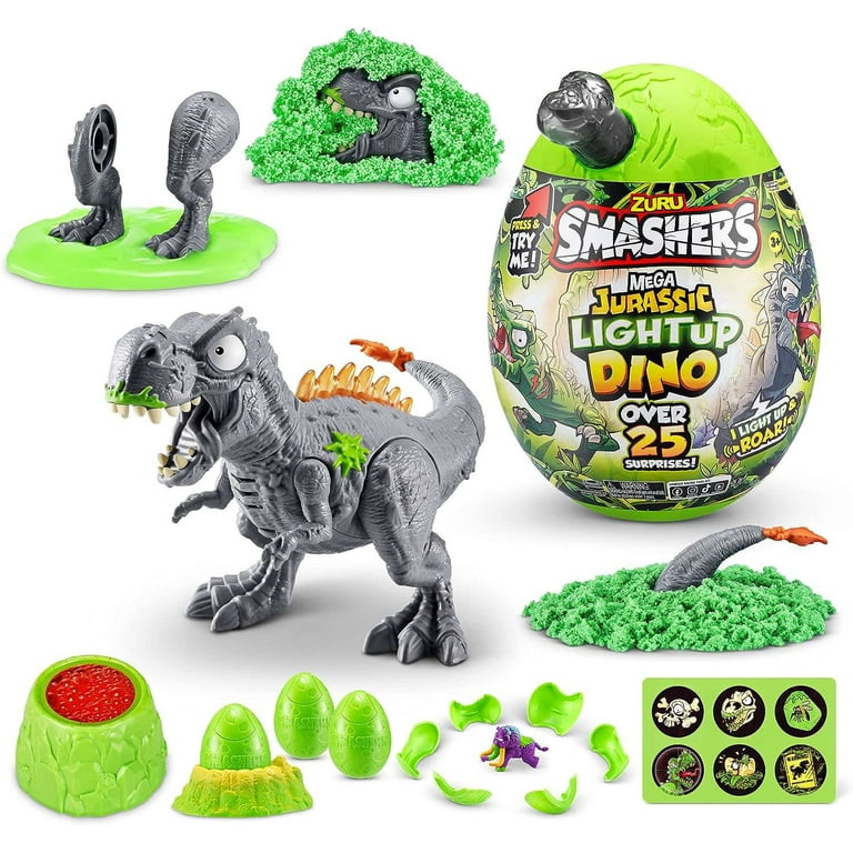 Smashers Toys Series 1: Black MEGA Light Up Dino Mystery Egg