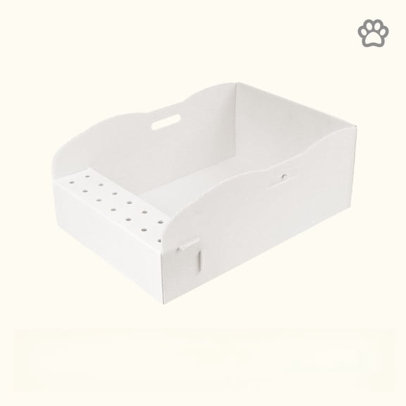 Pet supplies disposable cat litter box PP foldable waterproof cat litter boxenvironmentally friendlymaterial large cat litterbox