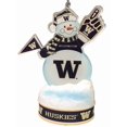 thumbnail image 1 of NCAA Washington Huskies LED Snowman Ornament, 1 of 3