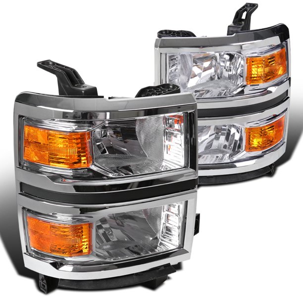 SpecD Tuning Corner Headlights for 20142015 Chevy Chevrolet Silverado