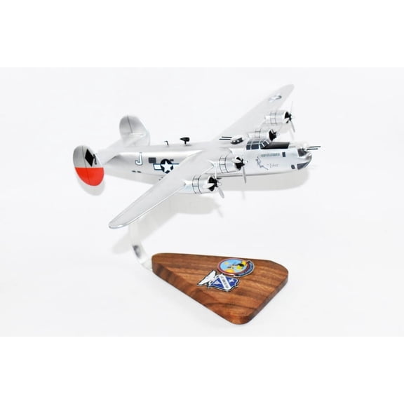 Lockheed Martin® B-24J Liberator 744th Bomb Squadron, 456th Bomb Group ,18", Mahogany, WWII