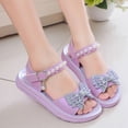 thumbnail image 6 of JSCDRPDWL Size 7 Toddler Sandals Girls Princess Shoes for Girls 5-6 Years Old Girls' Kids Open Toe Ankle Strap Princess Dress Sandals for Wedding Party-Toddler Shoes Gift for Three Year Old Girl, 6 of 9