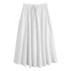 thumbnail image 3 of Gibobby faldas largas de mujer elegantes Falda midi plisada de cintura alta casual para mujer con bolsillo(Blanco, S), 3 of 5
