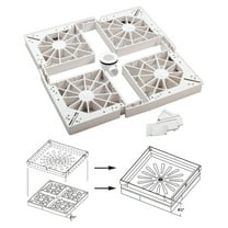 86.500 Durastall Extended Base Kit, White