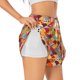 thumbnail image 1 of Balery Japanese Style Fish Scales Pantalones cortos deportivos para mujer con forro y dos bolsillos, elásticos, para entrenamiento, gimnasio, yoga-XX-Large, 1 of 7