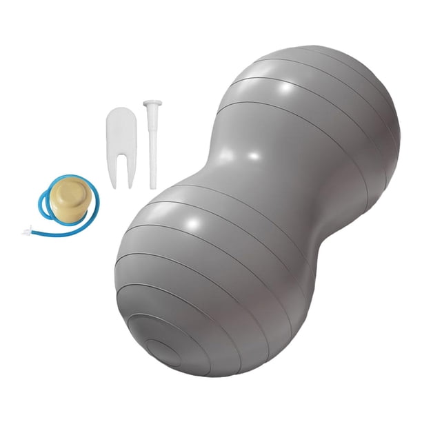 Pelota de cacahuete ligera para entrenamiento de fuerza central con bomba para gimnasio, hogar y oficina Astilla