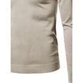 thumbnail image 4 of FashionOutfit Men's Casual Solid Soft Knitted Long Sleeve V-Neck Sweater, 4 of 5