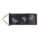 thumbnail image 5 of Bolsa de almacenamiento para colgar en la pared, bolsa de almacenamiento con estampado de diamantes DIY, mariposas, con 3 bolsillos, bolsillo colgante impermeable para dormitorio, 5 of 5