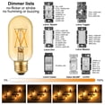thumbnail image 3 of Bombilla LED LiteHistory E26, 6 W, 400 lm, 2200 K, blanco cálido, paquete de 6, 3 of 8