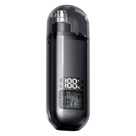 Digital Display Nose Hair Scissors Daily Personal Care Grooming Kit Accessory