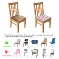 thumbnail image 5 of Shih Tzu Dogs and Flowers Seat Covers for Dining Room Chairs Set Of 4,Stretch Printed Washable Chair Seat Cover with Elastic Ties and Button,Removable Waterproof Couch Cushion Covers, 5 of 6
