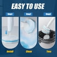 thumbnail image 2 of 50PC Toilet Bowl Wand Refills, Replacement Cleaning Heads for Disposable Toilet Brushes, Bathroom Cleaning Pads Compatible with Household Brushes & Scrubbers, Toilet Refill Pack, 2 of 7