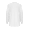 thumbnail image 4 of ICHUANYI Liquidación Blusa de manga larga con cuello redondo para mujer ICHUANYI WER202308256039, 4 of 5