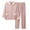 Pink, variant on Giftesty Womens Two Piece Homewear Outfits Fall Fashion Women Solid Color Casual Comfortable Button Long Sleeve Tops Pants Pajama Sets