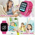 thumbnail image 5 of TOPCHANCES 4G Smart Watch for Boys Girls, 1.83in Touch Screen Kids Smartwatch with Games, Two-way Voice Calls, SOS Call, SMS function (Rose Red), 5 of 7
