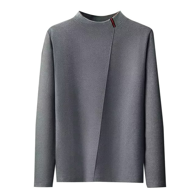 pstuiky hombres de manga larga, Camiseta informal de cuello redondo con estampado de moda para hombre, camiseta de manga larga top de hombre xl