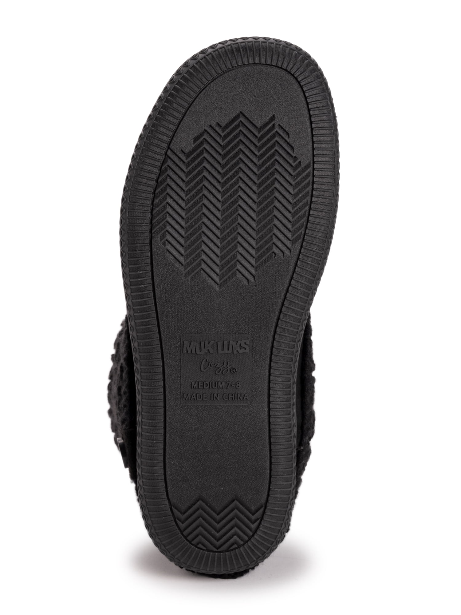 MUK LUKS Women's Cable Knit Bootie Slipper