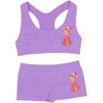 thumbnail image 4 of ToBeInStyle Girl's Pack of 6 Racerback Bras & Matching Boyshort Bottoms - Love Balloon Maiden - Small, 4 of 7