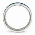 thumbnail image 2 of Stainless Steel Polished Blue IP-plated 7.00mm Band Size: 11; for Adults and Teens; for Women and Men, 2 of 6