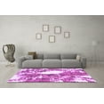 thumbnail image 3 of Ahgly Company Indoor Square Abstract Purple Modern Area Rugs, 7' Square, 3 of 4