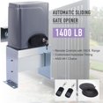 1400lbs Sliding Gate Opener Electric Operator w 2 Remotes Automatic