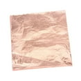 thumbnail image 4 of Papel de hoja de papel dorado Bewildely 100 piezas para manualidades decoración ligera para pasteles y alimentos Oro rosa, 4 of 6