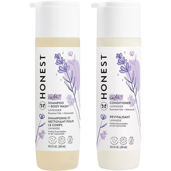 Champú, gel de baño y acondicionador The Honest Company 590 ml